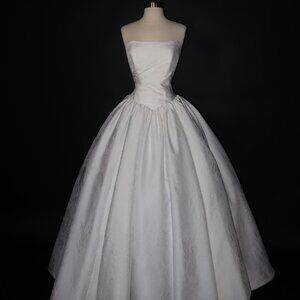 Preloved US 10 Anna Augusta Silk Bridal Gown